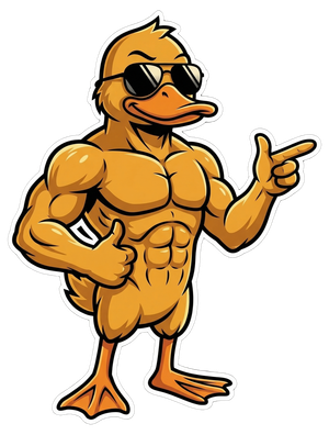 GigaDuck pointing